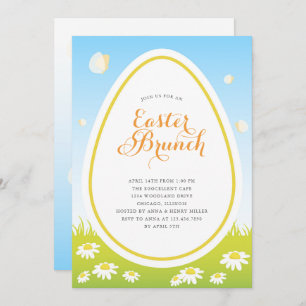 Easter Egg Easter Brunch Invitation