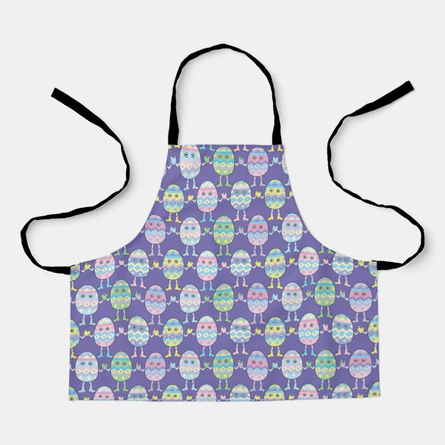 Easter Egg Eggheads Apron (Front)