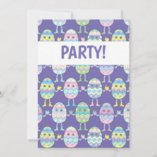 Easter Egg Eggheads Invitation