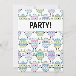 Easter Egg Eggheads Invitation