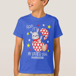 Easter Egg Funny Bunny Personalised T-Shirt