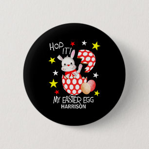 Easter Egg Funny Bunny Personalized T Shirt 6 Cm Round Badge