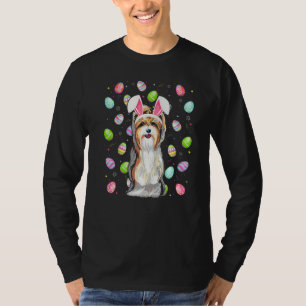 Easter Egg  Funny Wire Fox Terrier Dog Easter Sund T-Shirt
