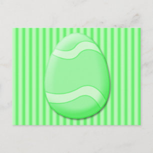 Easter Egg (Green) Postcard