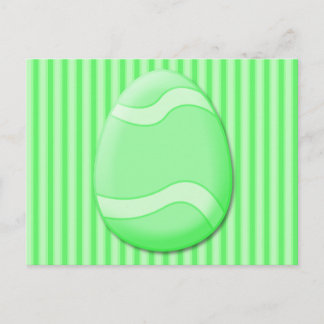 Easter Egg (Green) Postcard