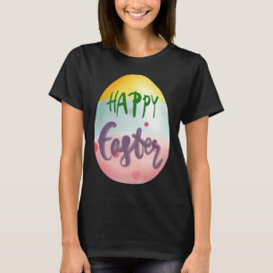 Easter Egg Happy Easter Day Egg Hunting Handpainte T-Shirt