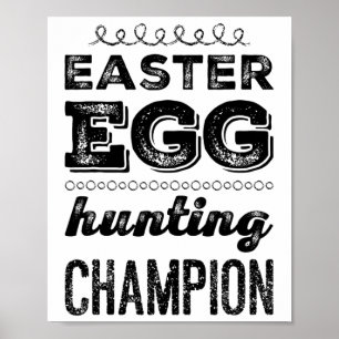 Easter Egg Hero Easter Egg Hunting Champion Easter Poster