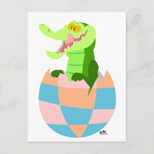 Easter egg! :) holiday postcard (Front)