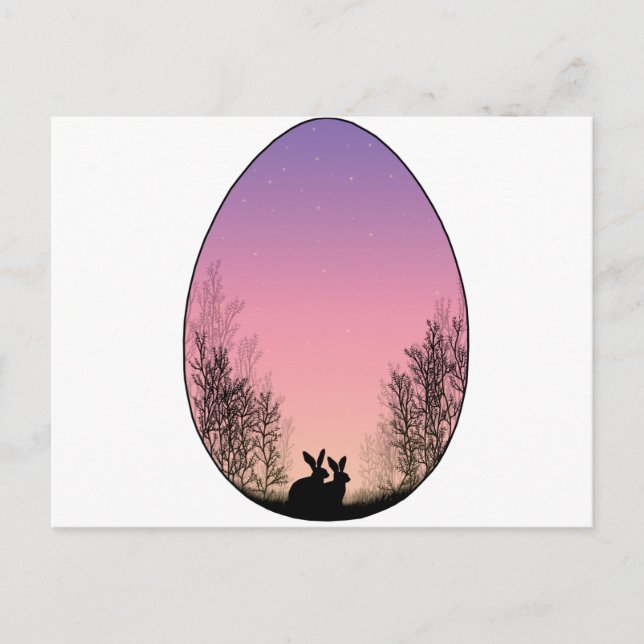Easter Egg Holiday Postcard (Front)