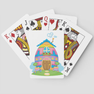 Easter Egg House Playing Cards