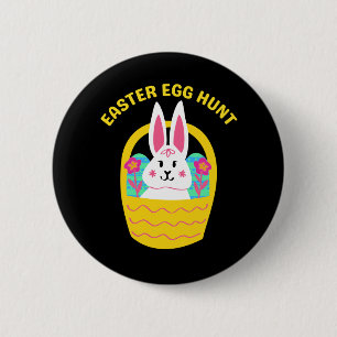Easter Egg Hunt 6 Cm Round Badge