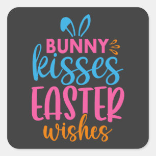 Easter Egg Hunt - Animal Square Sticker