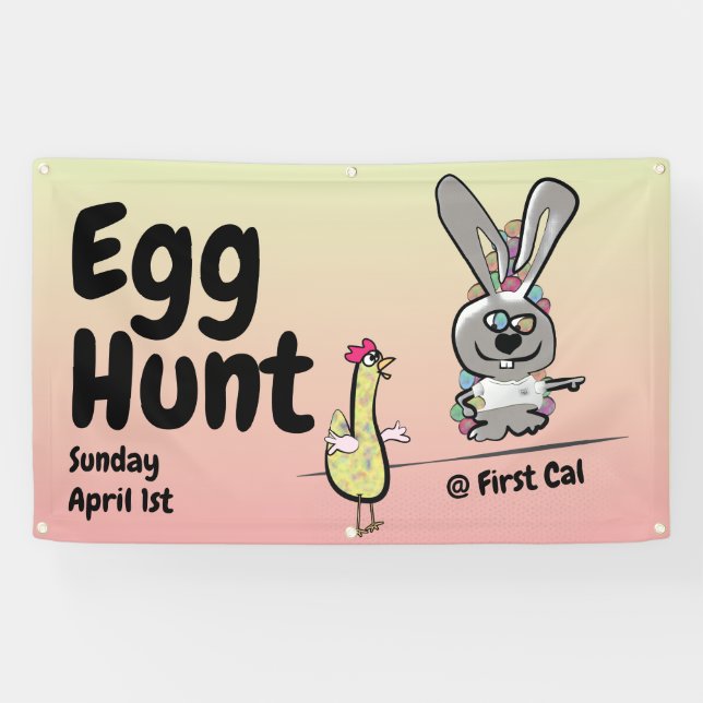 Easter Egg Hunt Banner (Horizontal)