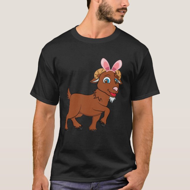 Easter Egg Hunt Bunny Ear Goat Easter Day 2023 T-Shirt (Front)