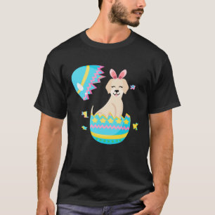 Easter Egg Hunt Bunny Ear Great Pyrenee Easter Day T-Shirt