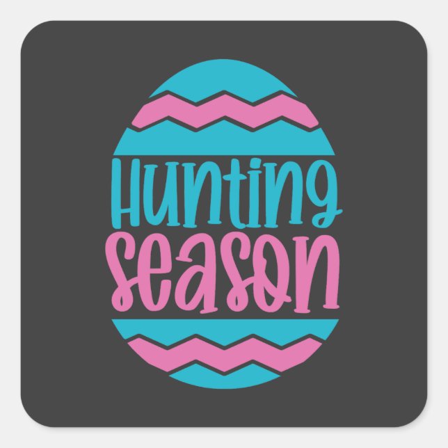 Easter Egg Hunt. Celebrate Square Sticker (Front)