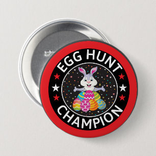 Easter Egg Hunt Champion  7.5 Cm Round Badge