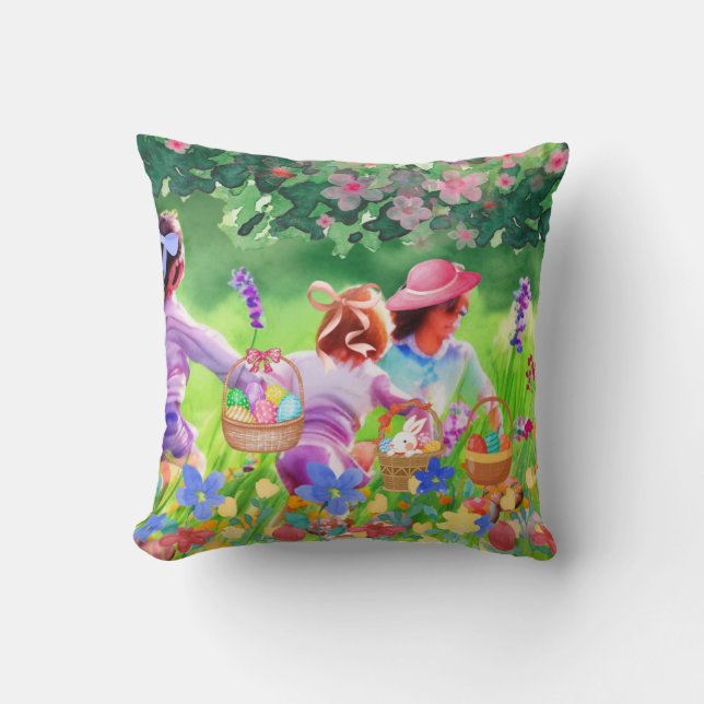 Easter Egg Hunt Cushion (Front)