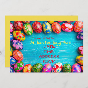 Easter Egg Hunt Easter Party Invitation