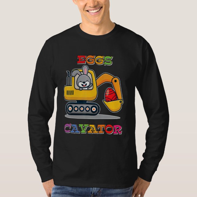 Easter Egg Hunt Eggs Cavator T-Shirt (Front)