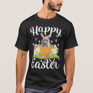 Easter Egg Hunt Floral Irish Wolfhound Dog Easter T-Shirt