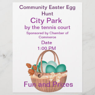 Easter Egg Hunt Flyer