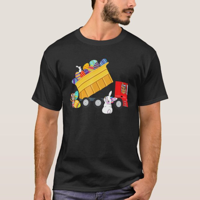 Easter Egg Hunt  For Boys Truck Loving Kids Toddle T-Shirt (Front)