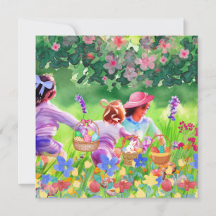 Easter Egg Hunt Holiday Card