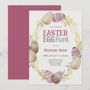 Easter Egg Hunt Invitation