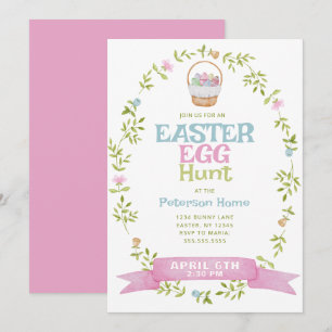 Easter Egg Hunt Invitation