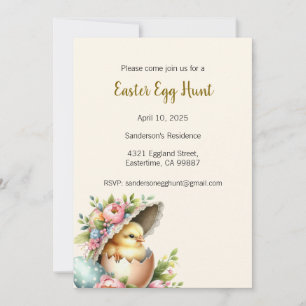 Easter Egg Hunt Invitation, Easter Party Invitation