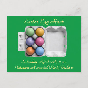 Easter Egg Hunt Invitation Postcard