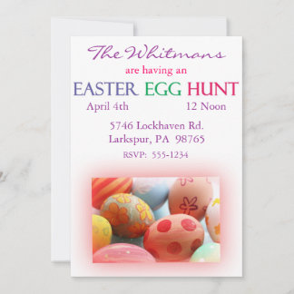Easter Egg Hunt Invitations
