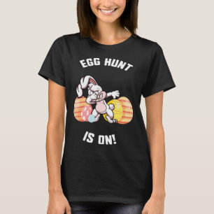 Easter Egg Hunt Is On Dabbing Bunny Candy kids Sp T-Shirt