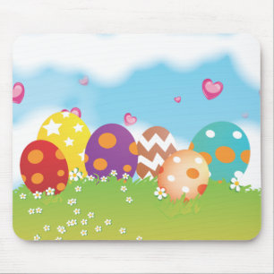 Easter Egg Hunt Mouse Mat