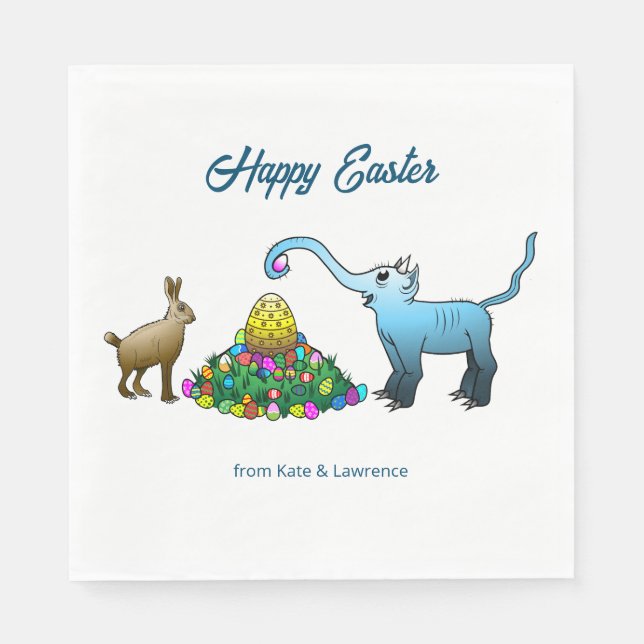 Easter Egg Hunt Napkin (Front)