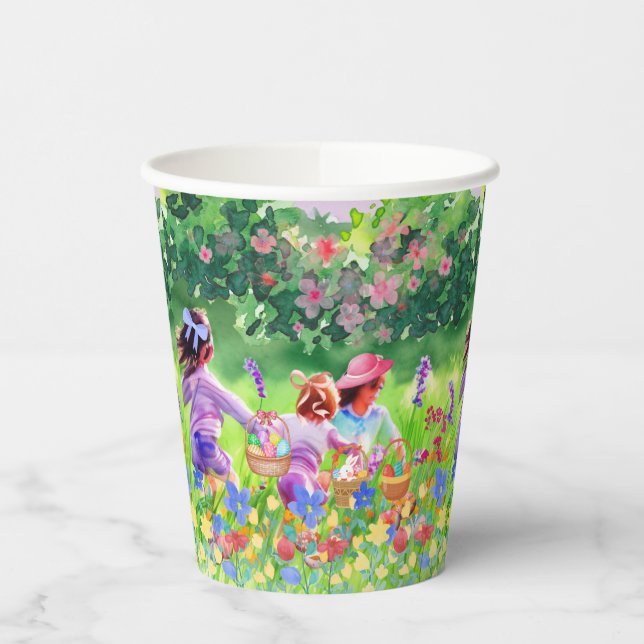Easter Egg Hunt Paper Cups (Left)