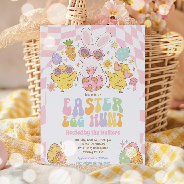 Easter Egg Hunt Party Easter Egg Neighbourhood Hun Invitation (Creator Uploaded)