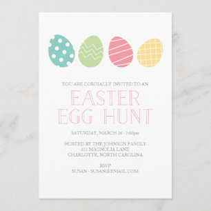 Easter Egg Hunt Party Invitation
