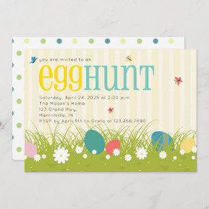 Easter Egg Hunt Party Invitation