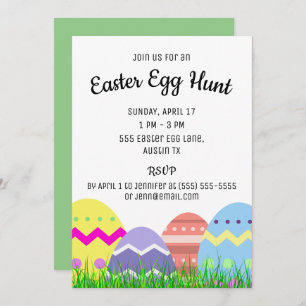 Easter Egg Hunt Party Invitation