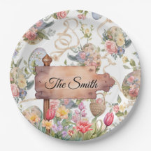 Easter Egg Hunt Party with Family Name