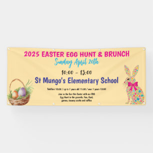 Easter Egg Hunt Personalised Banner