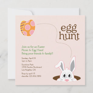 Easter Egg Hunt Picnic Invitation