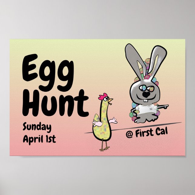 Easter Egg Hunt Poster (Front)
