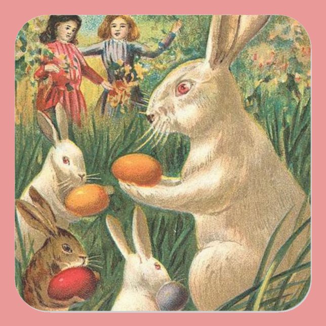 Easter Egg Hunt Square Sticker (Creator Uploaded)