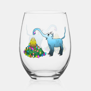 Easter Egg Hunt Stemless Wine Glass