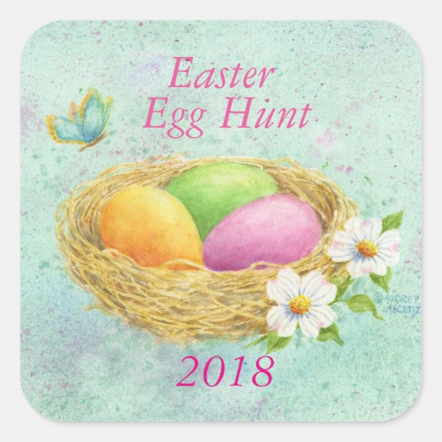 Easter Egg Hunt Stickers 2018 (Front)