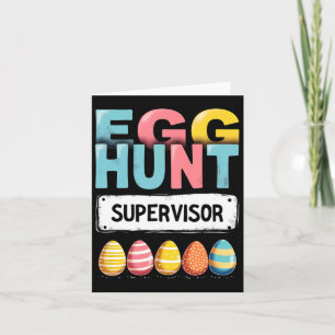 Easter Egg Hunt Supervisor Card