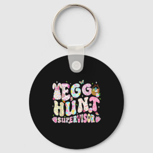 Easter Egg Hunt Supervisor Funny Mom Dad Men Women Key Ring